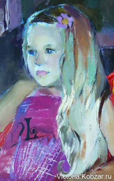 Портрет ребенка маслом в Сочи